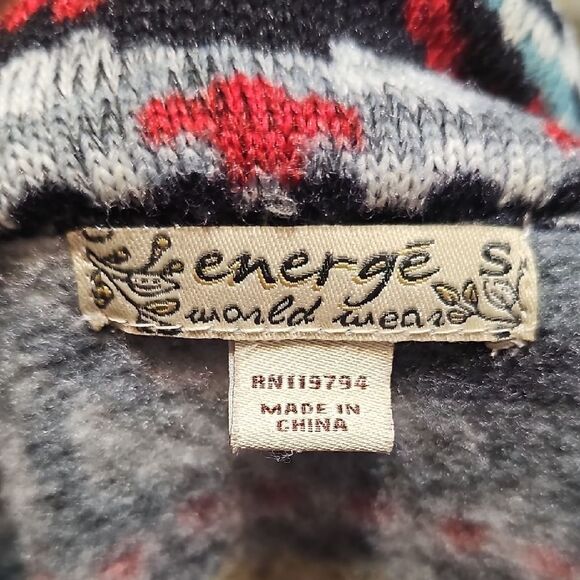 Colorful Patterned Open Cardigan - Picture 6 of 6